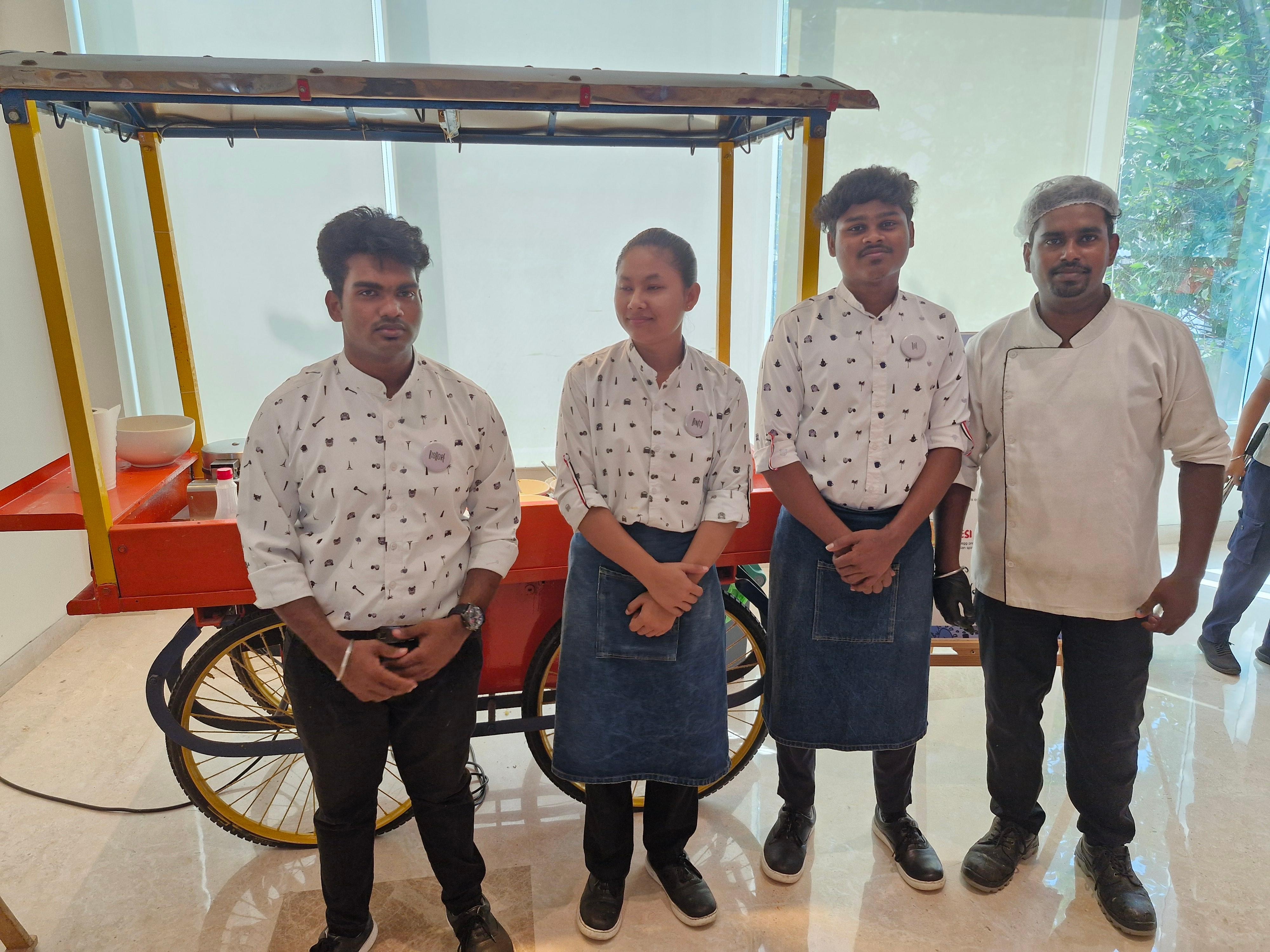 Excellent personal services by restaurant team 