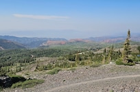 Top of Brian Head south towards Cedar Breaks.