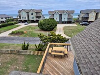 Ocean view from 3rd level roof deck/balcony overlooking second level