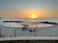 Lovely beaches by the main lobby