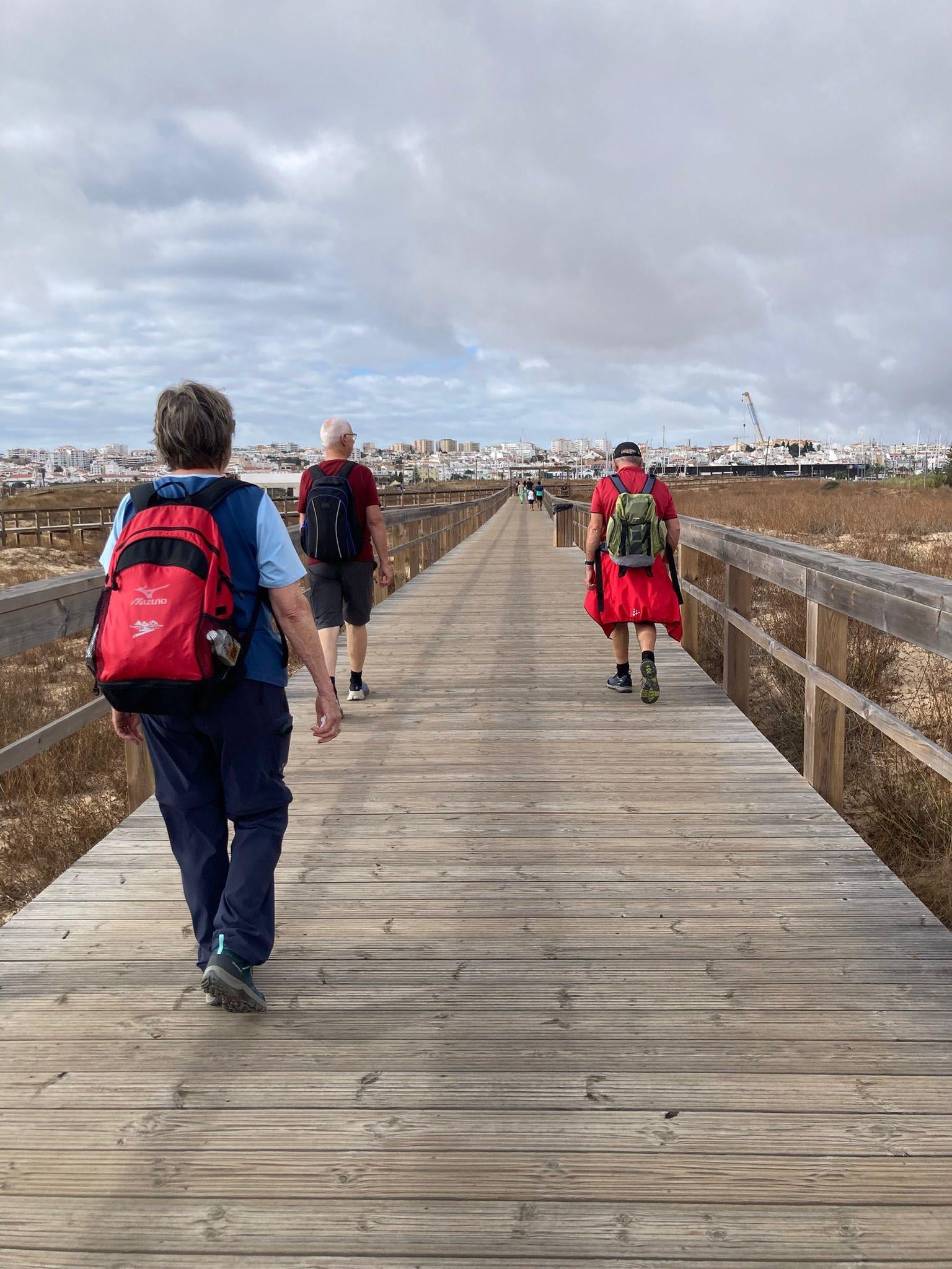 Steg von Meia Praia nach Lagos