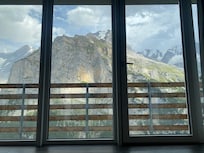 View out of our room. More mtns left and right!