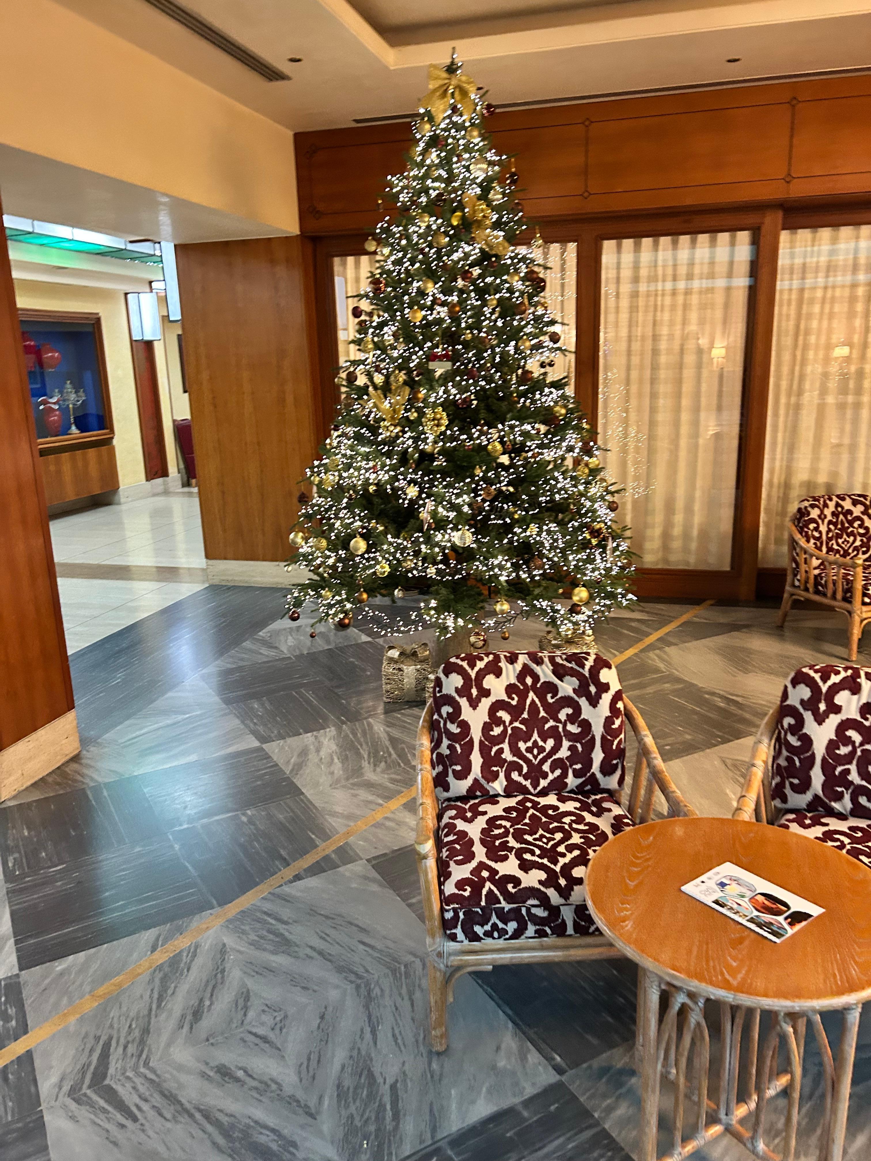 Hotel Christmas tree