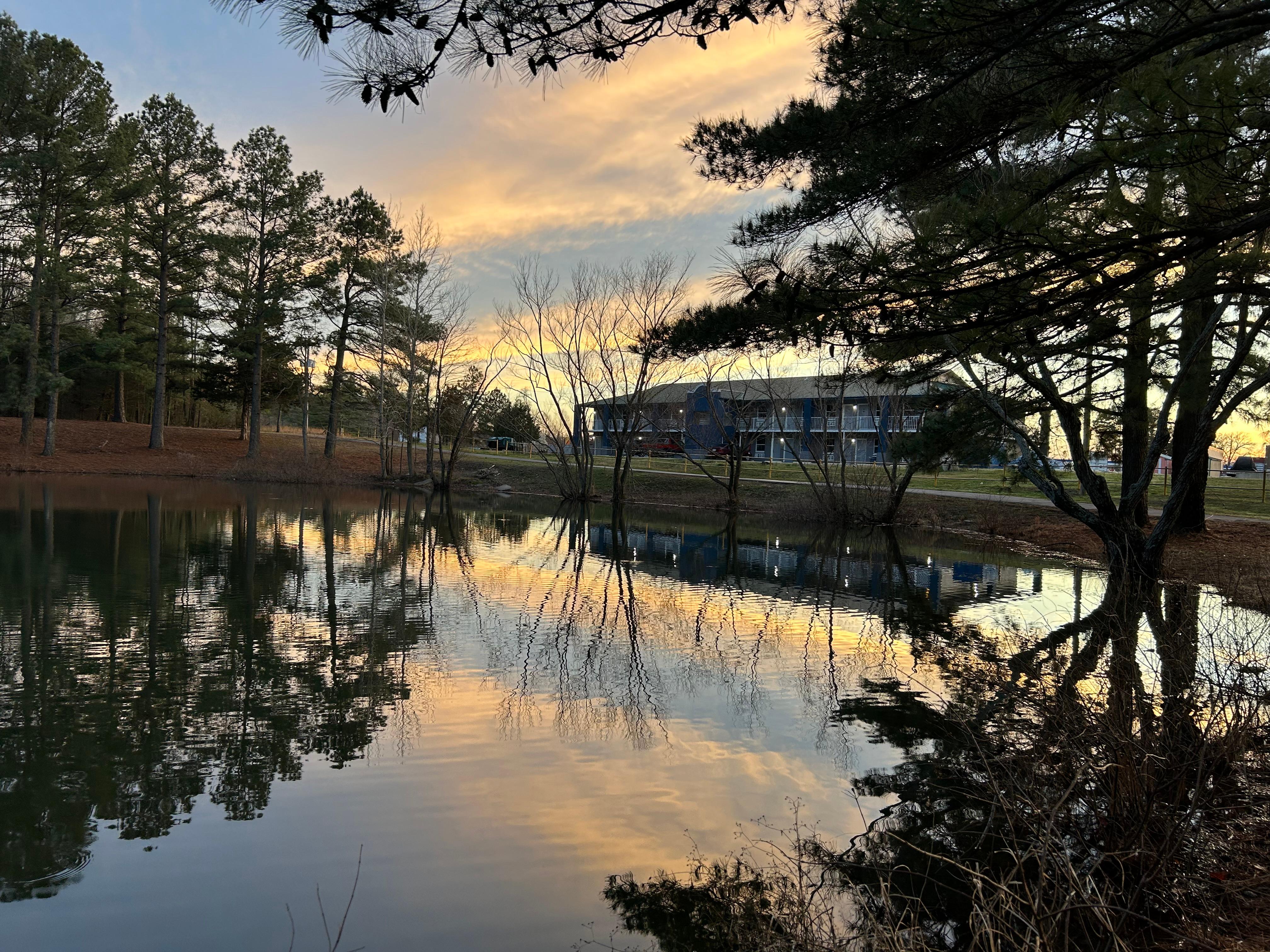 Hotel view from the lake 