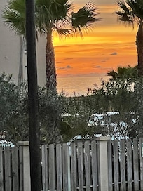 Sunrise from the deck