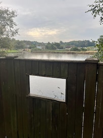 View of the lake from the hide near by