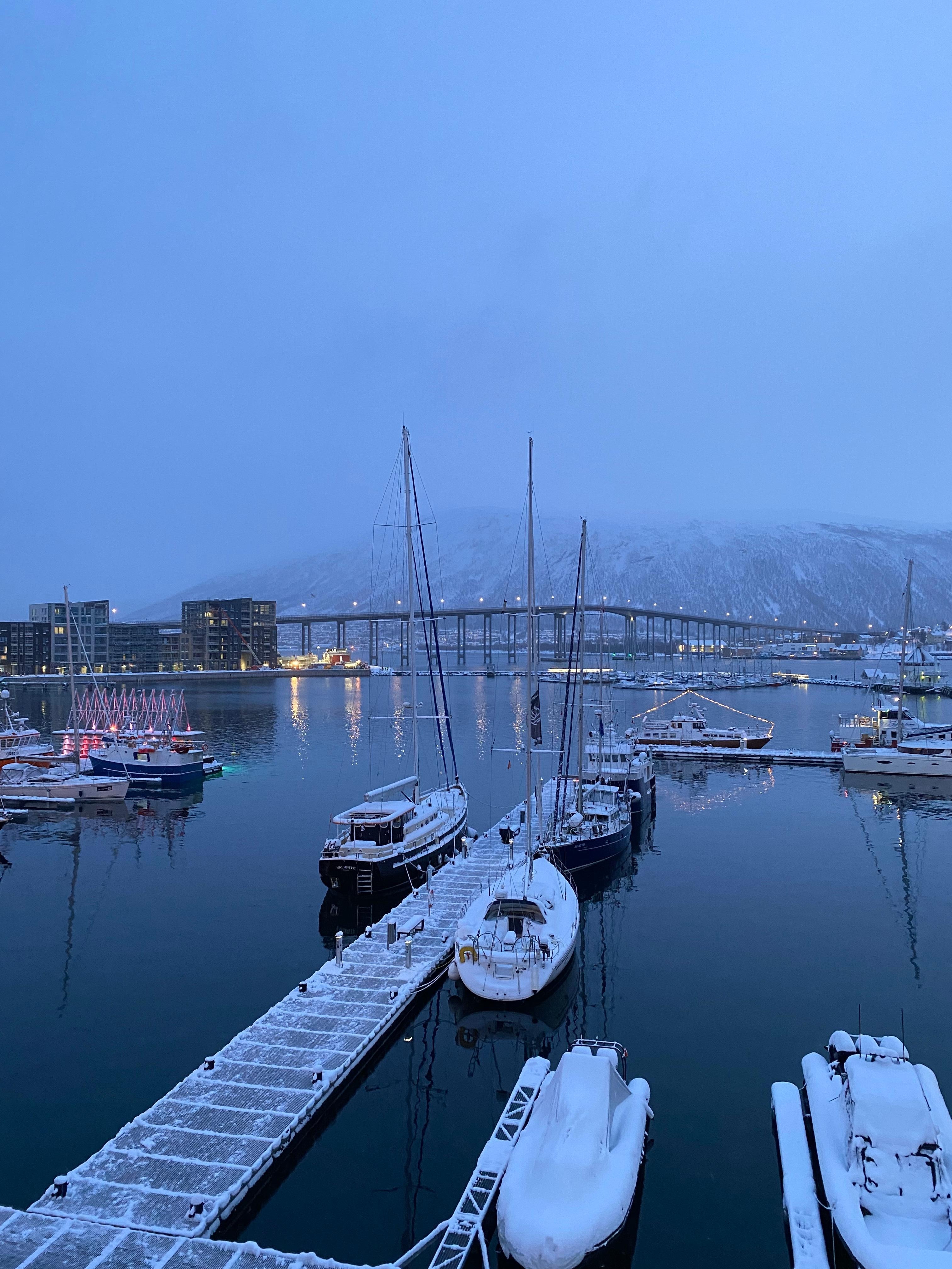 Dejlig udsigt over havnen