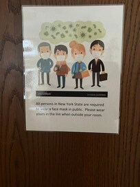 Masks required? In 2024? No one has noticed this sign recently?