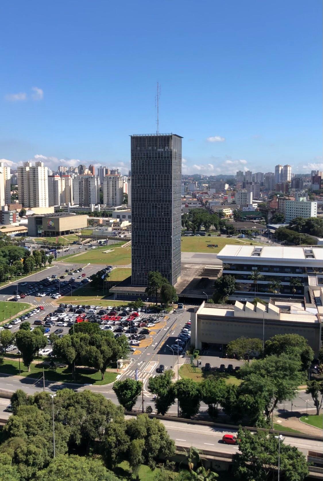 View from the São Bernardo do Campo downtown - Municipal place