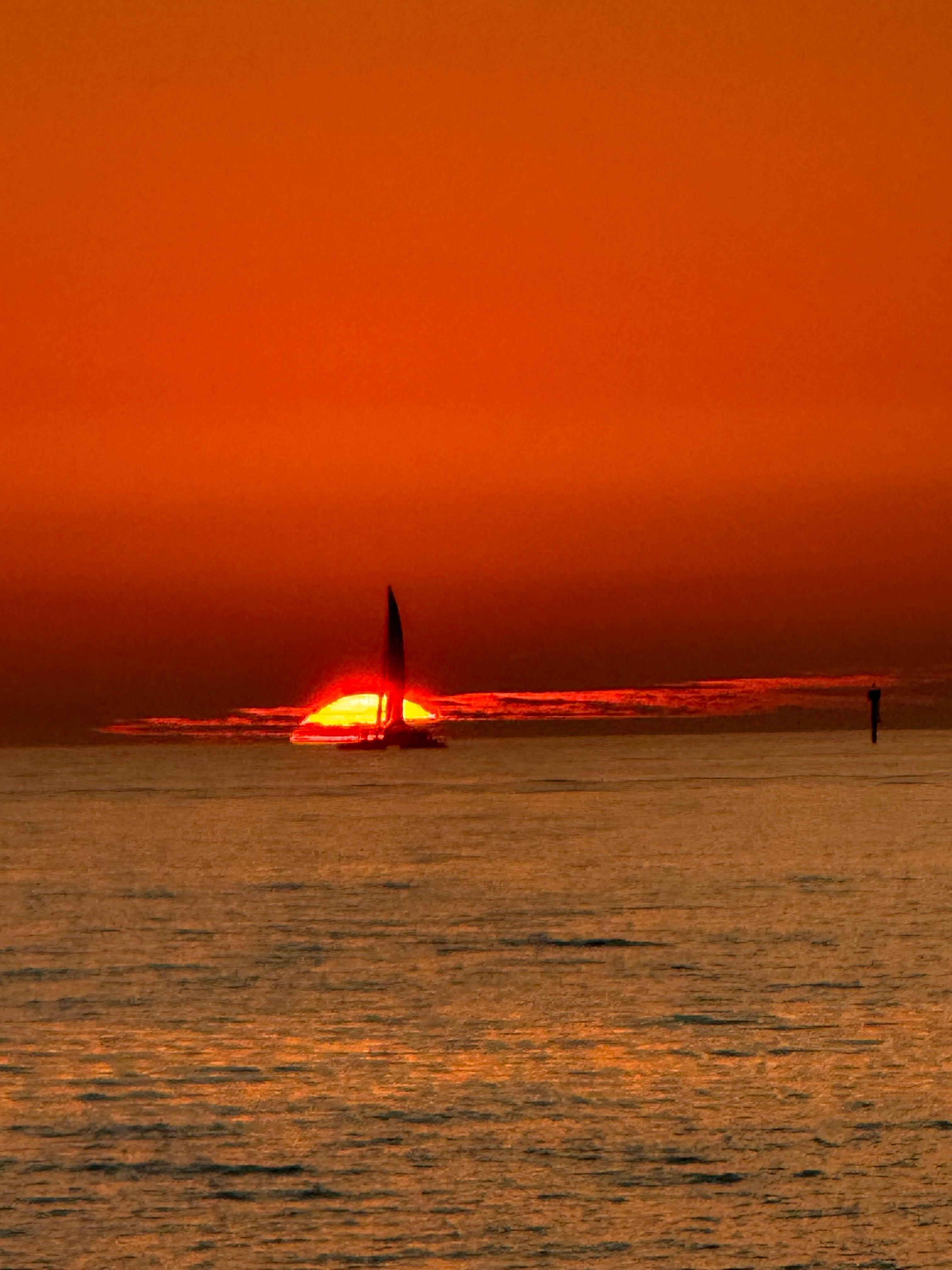 Sunset from the beach just a short walk from the unit! 