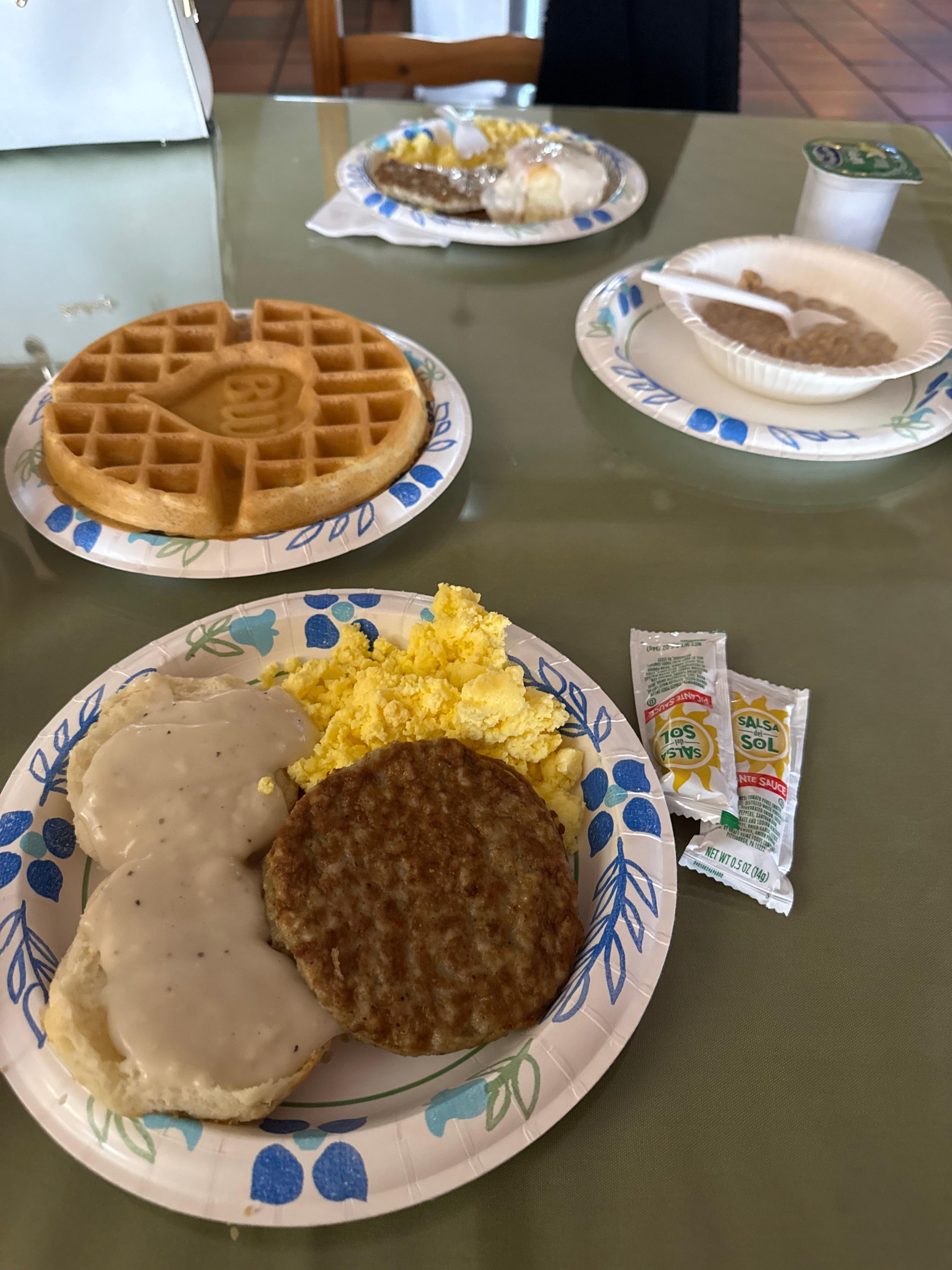 Loved the breakfast options. 