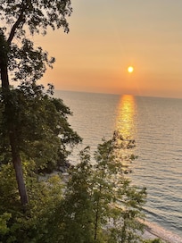 Sunset off the balcony