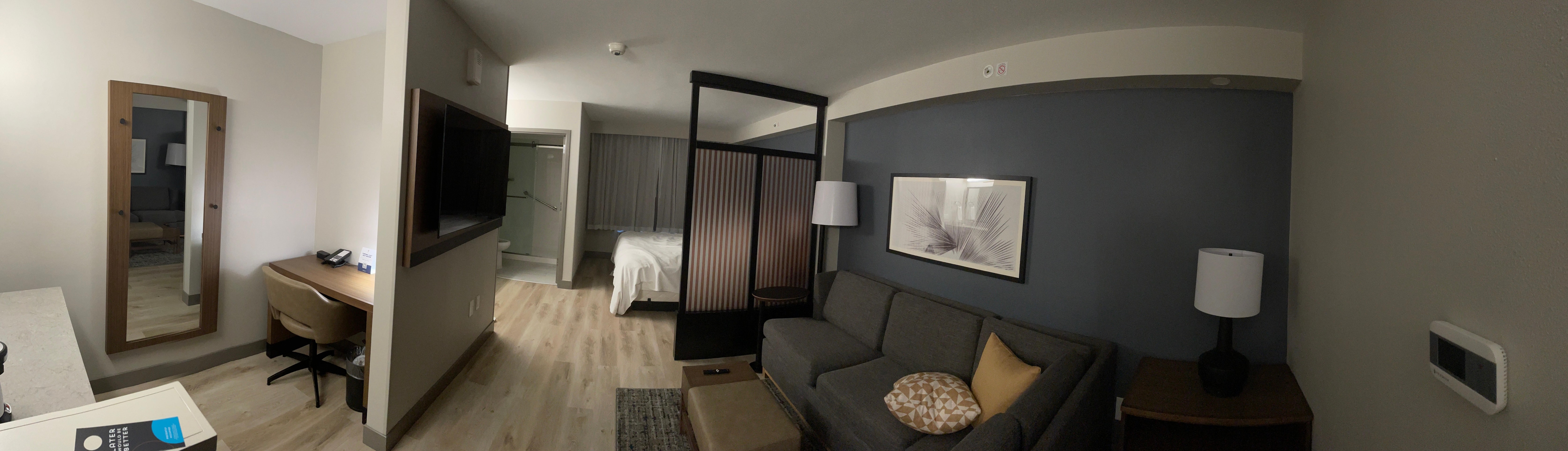 A single King sized suite