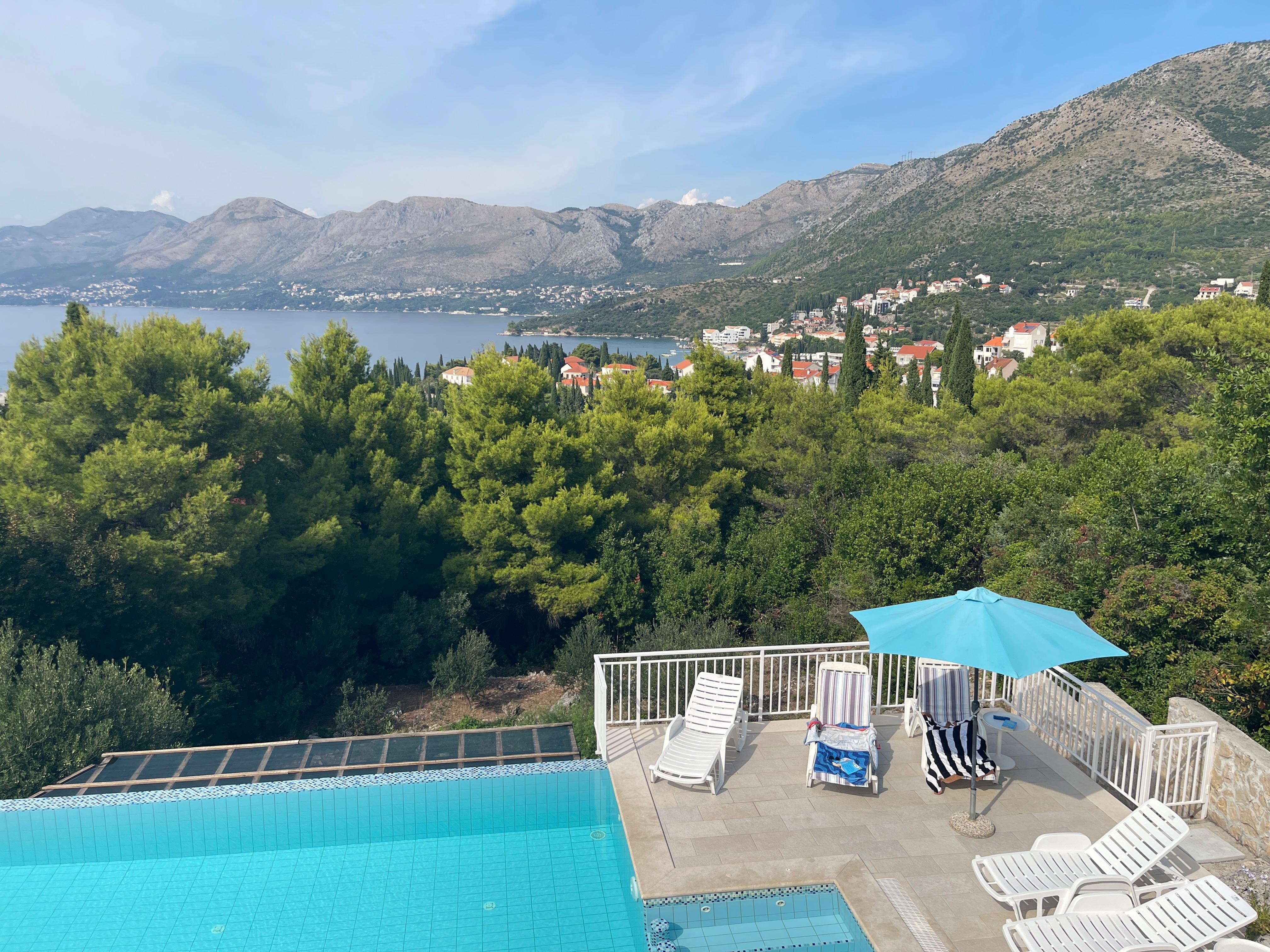 View from first floor terrace