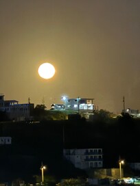 Night view from balcony