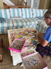 Perfect place for our large puzzle.