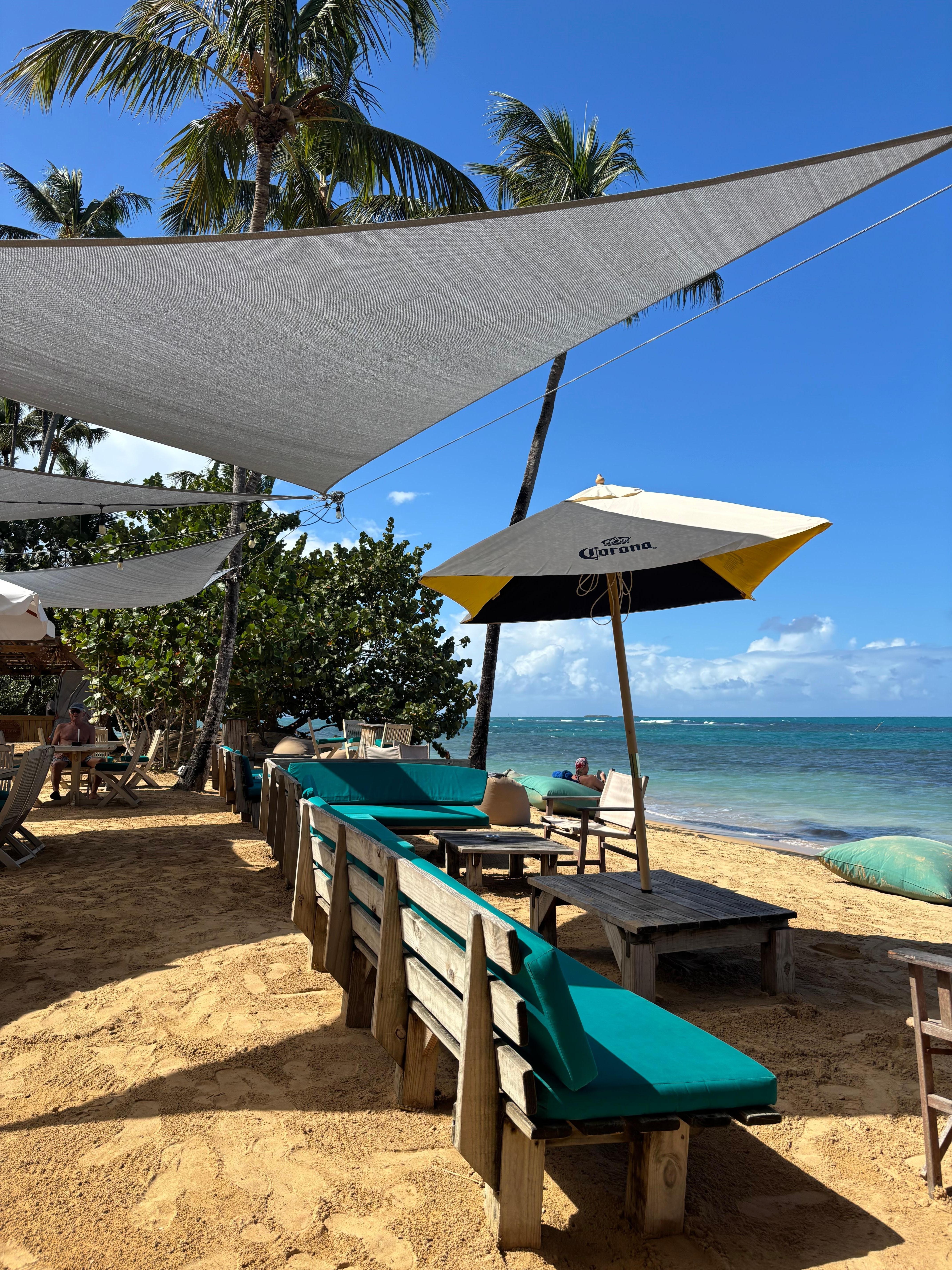 Beach front restaurant