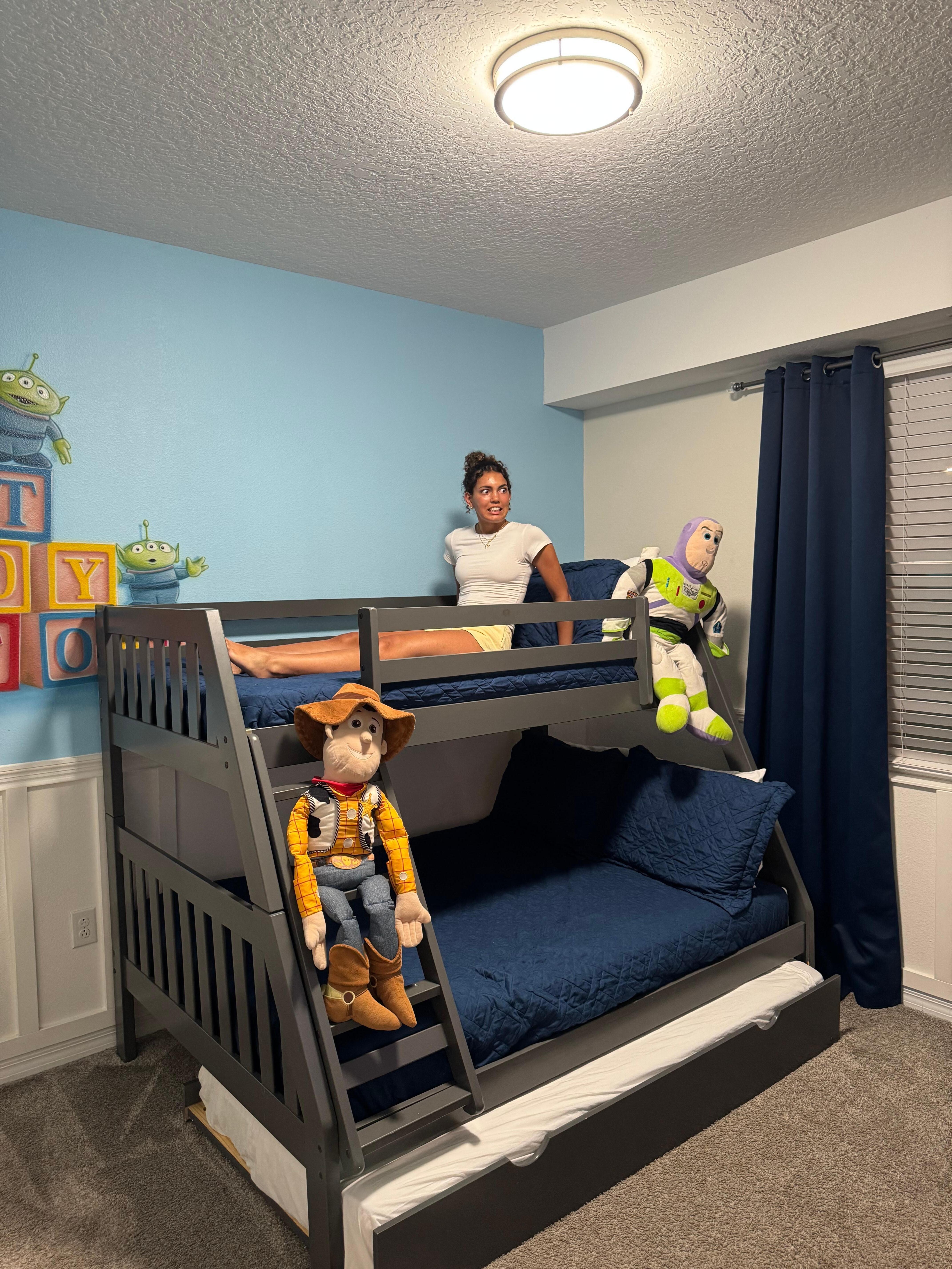 She slept in each bed 😂 and liked them all!