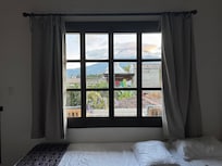 View from three bed family room