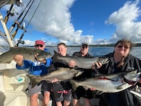 The fish were biting over in Little Traverse Bay.