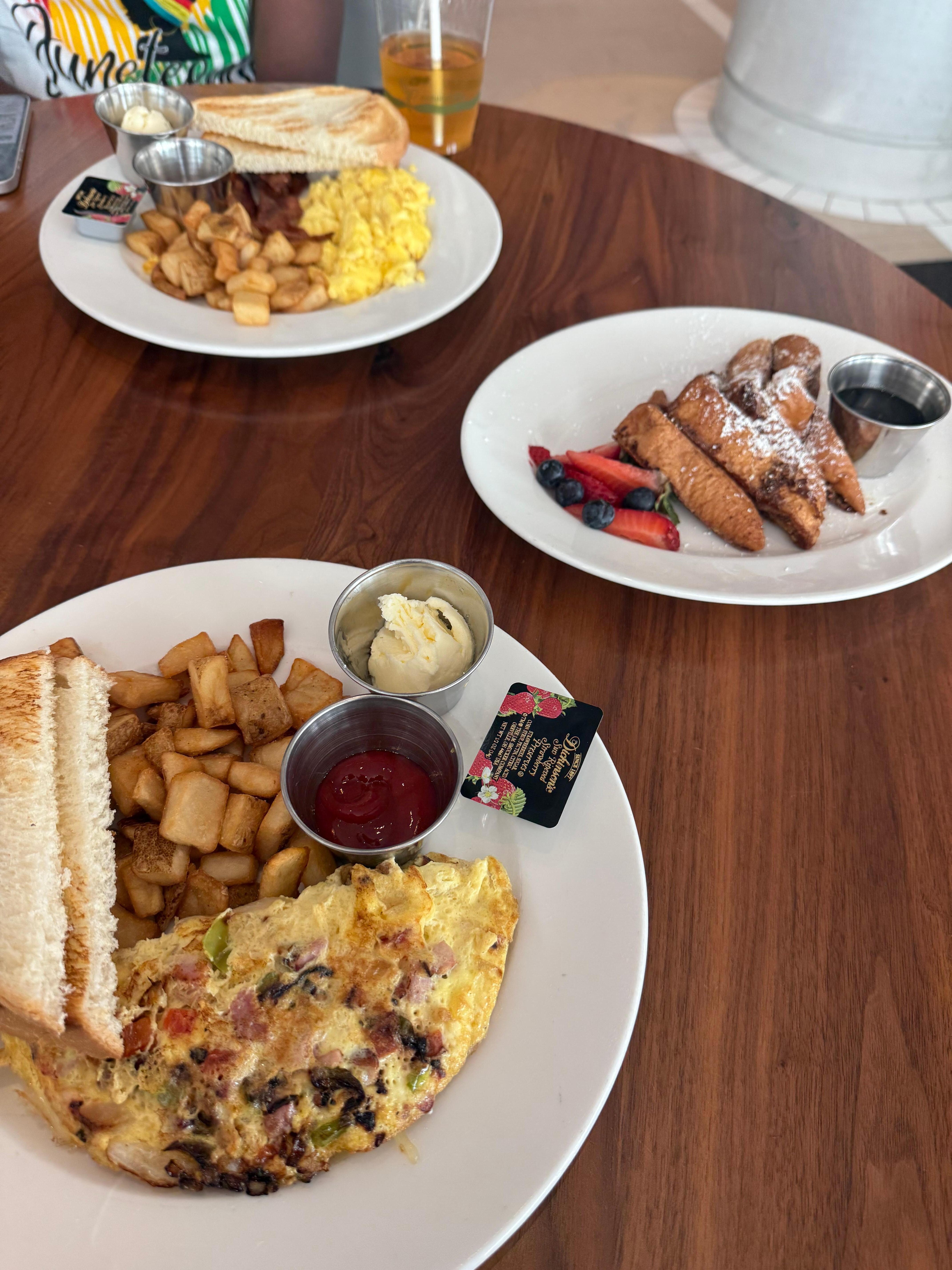 Breakfast at The Draft- our package included breakfast for 2, which was a $50 credit for 2 each day. 