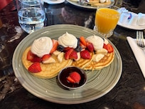 Breakfast option at Il Teatro (part of the hotel)