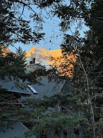 Morning view from the master bedroom