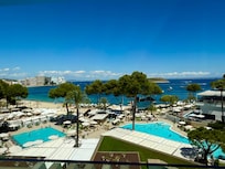 View from our ocean front room.