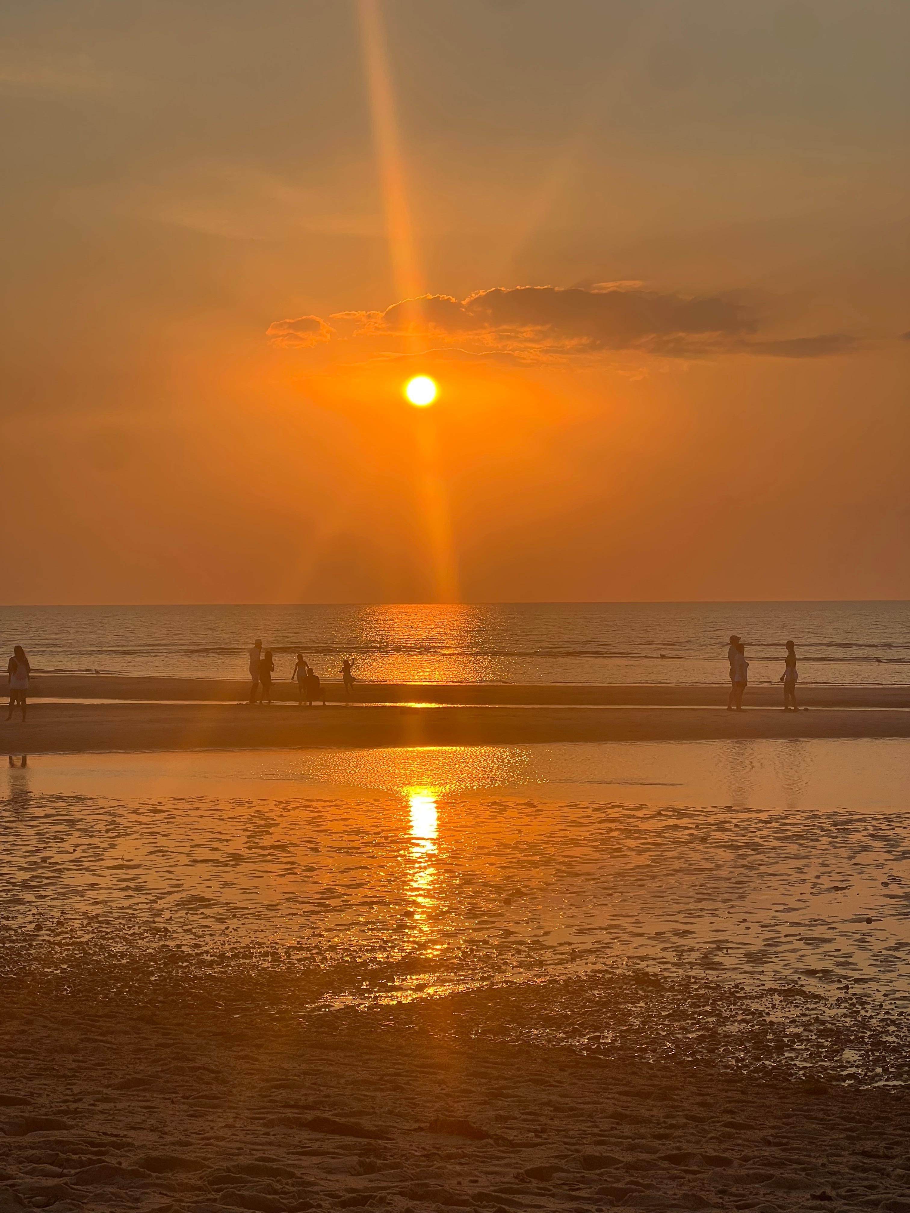 Sunset at Crosby Beach