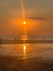 Sunset at Crosby Beach
