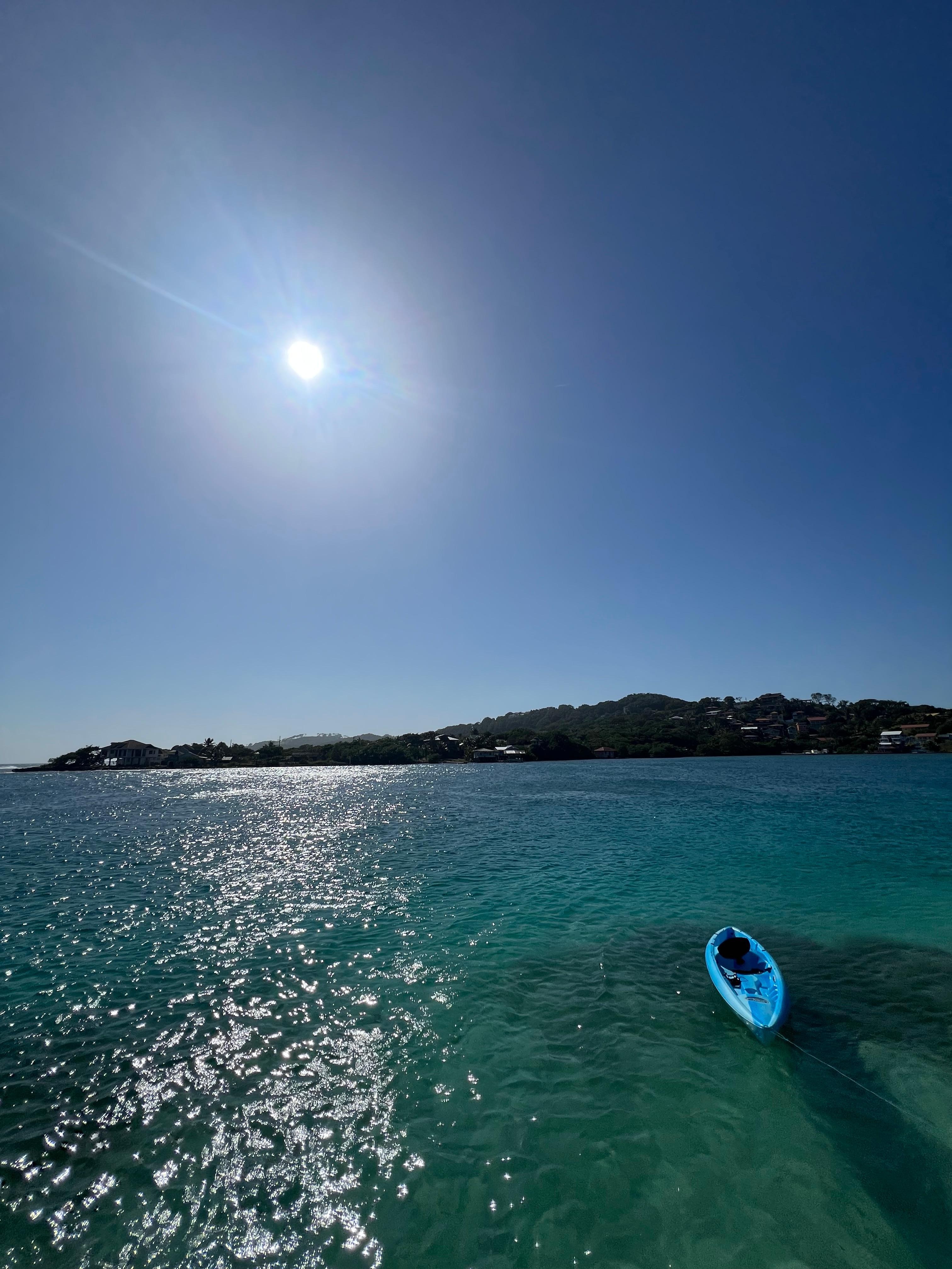 View from the swim platform 