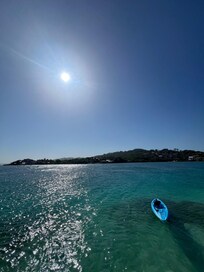 View from the swim platform