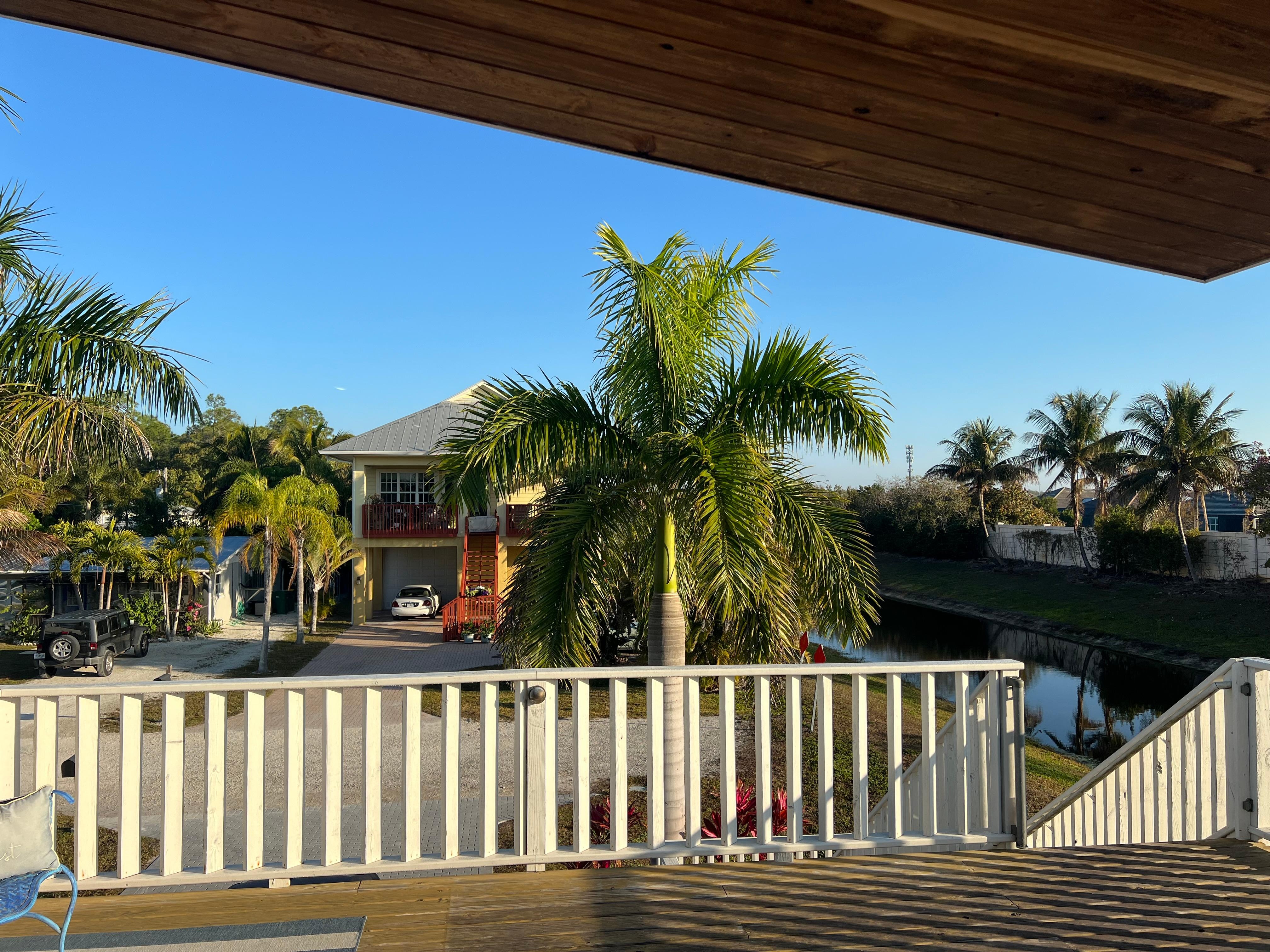 View outside from front door