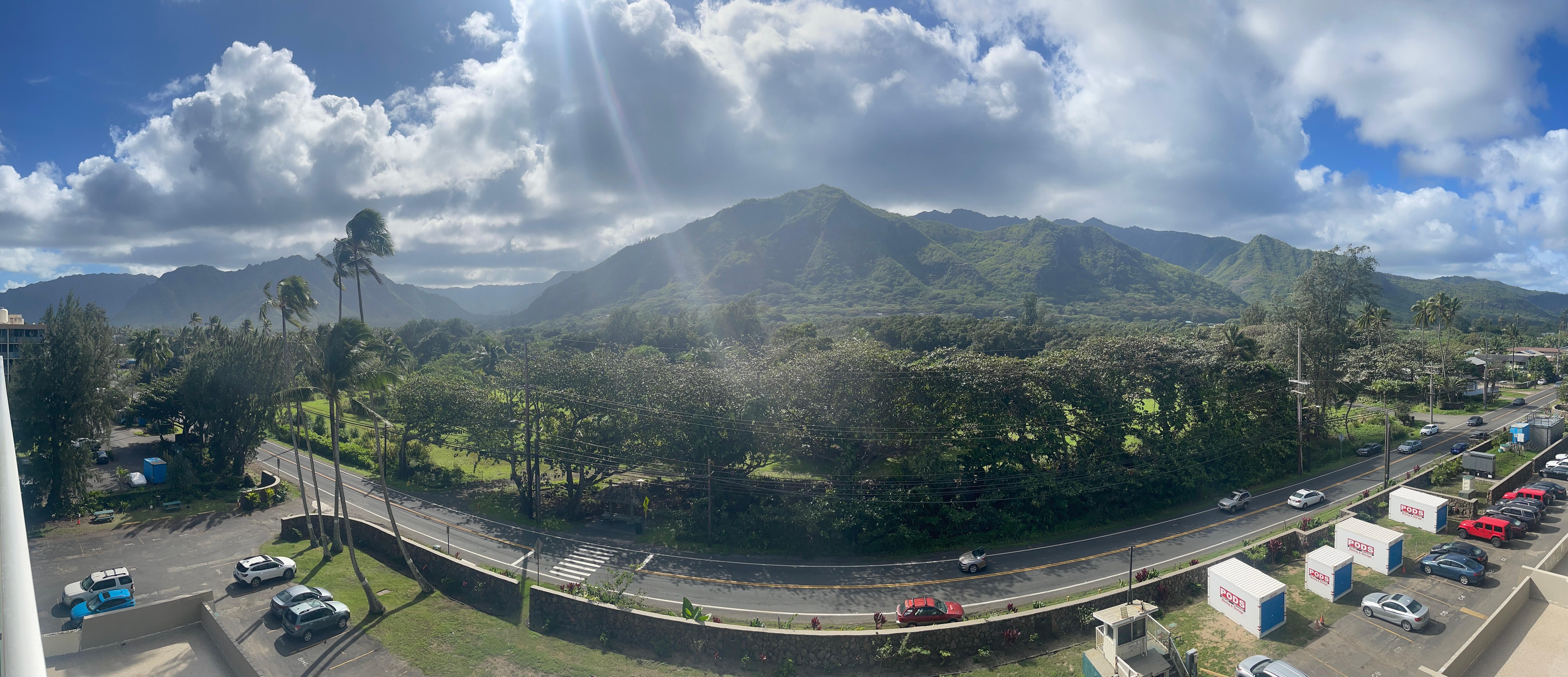 View from the front door