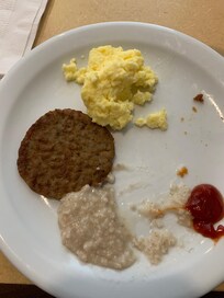 There were season potatoes on my plate clearly the were too good