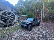 The leaves were in full color and surrounded the cabin