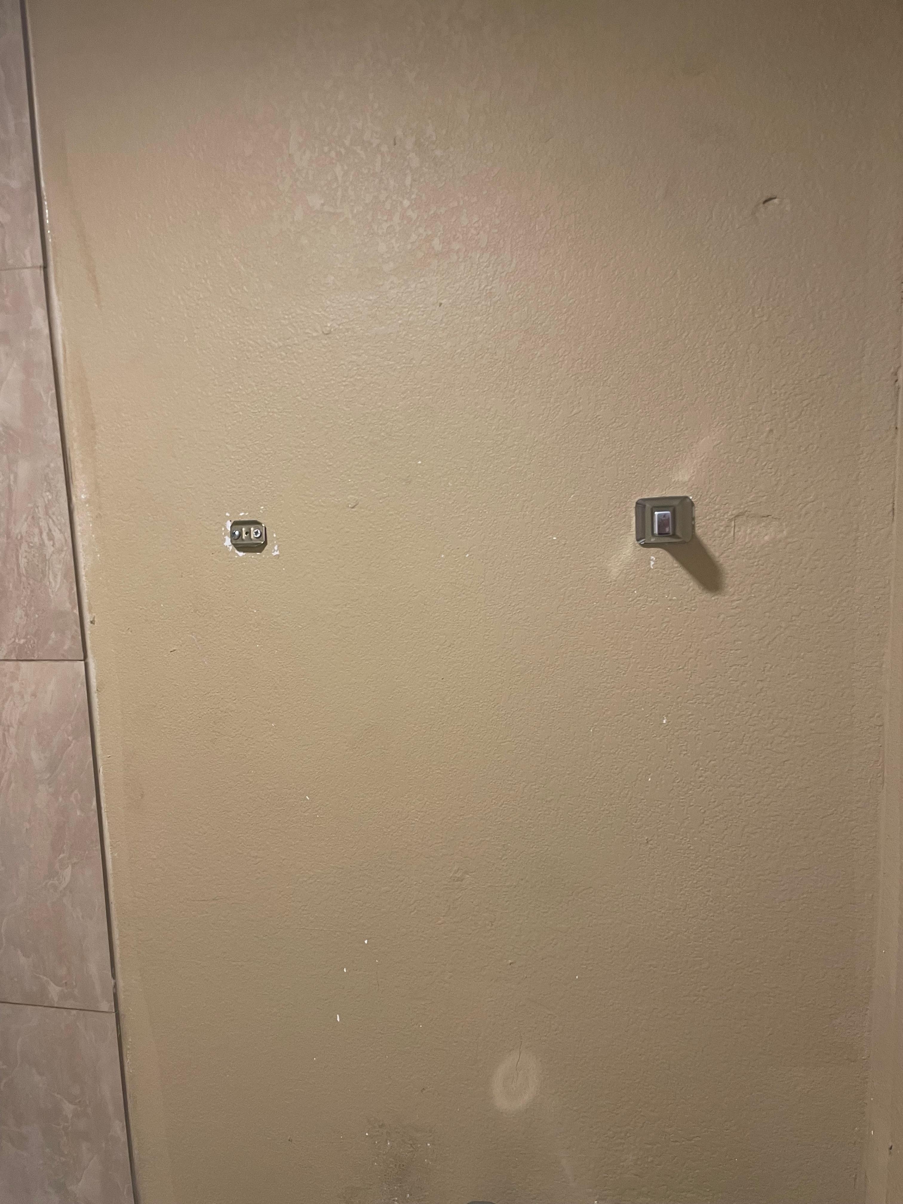 No where to hang a towel