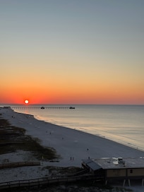 Sunrise from the balcony