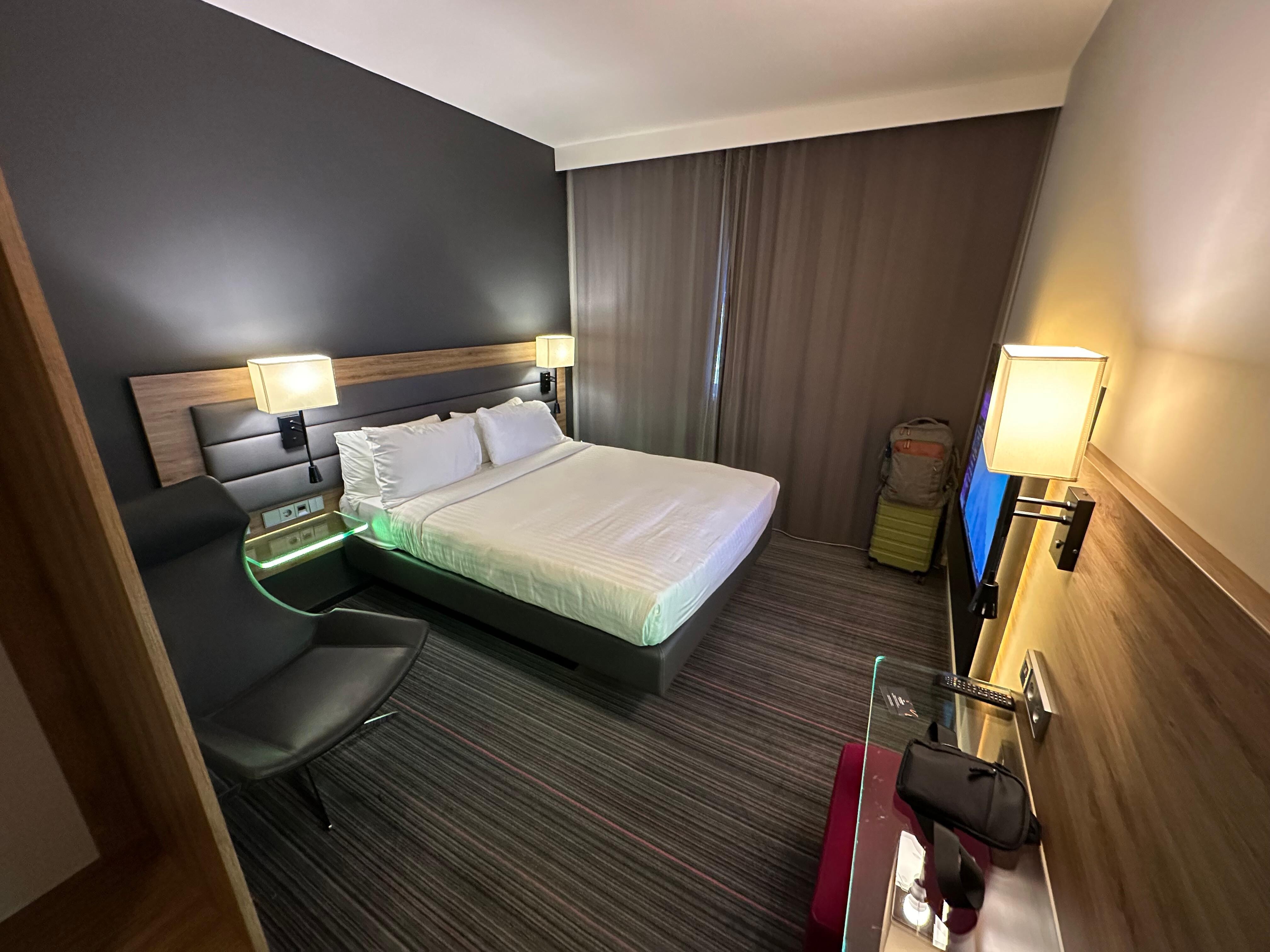 The room at check in 