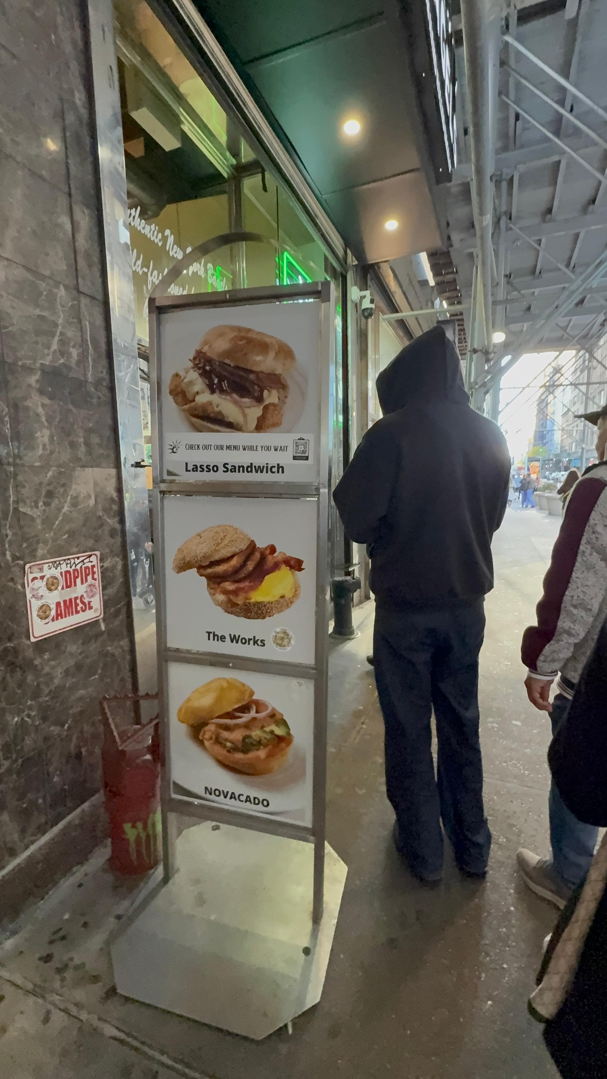 Liberty Bagel, just one of many walkable places where you can grab bfast.