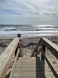 Our beach! So serene, that it felt like our own private beach.
