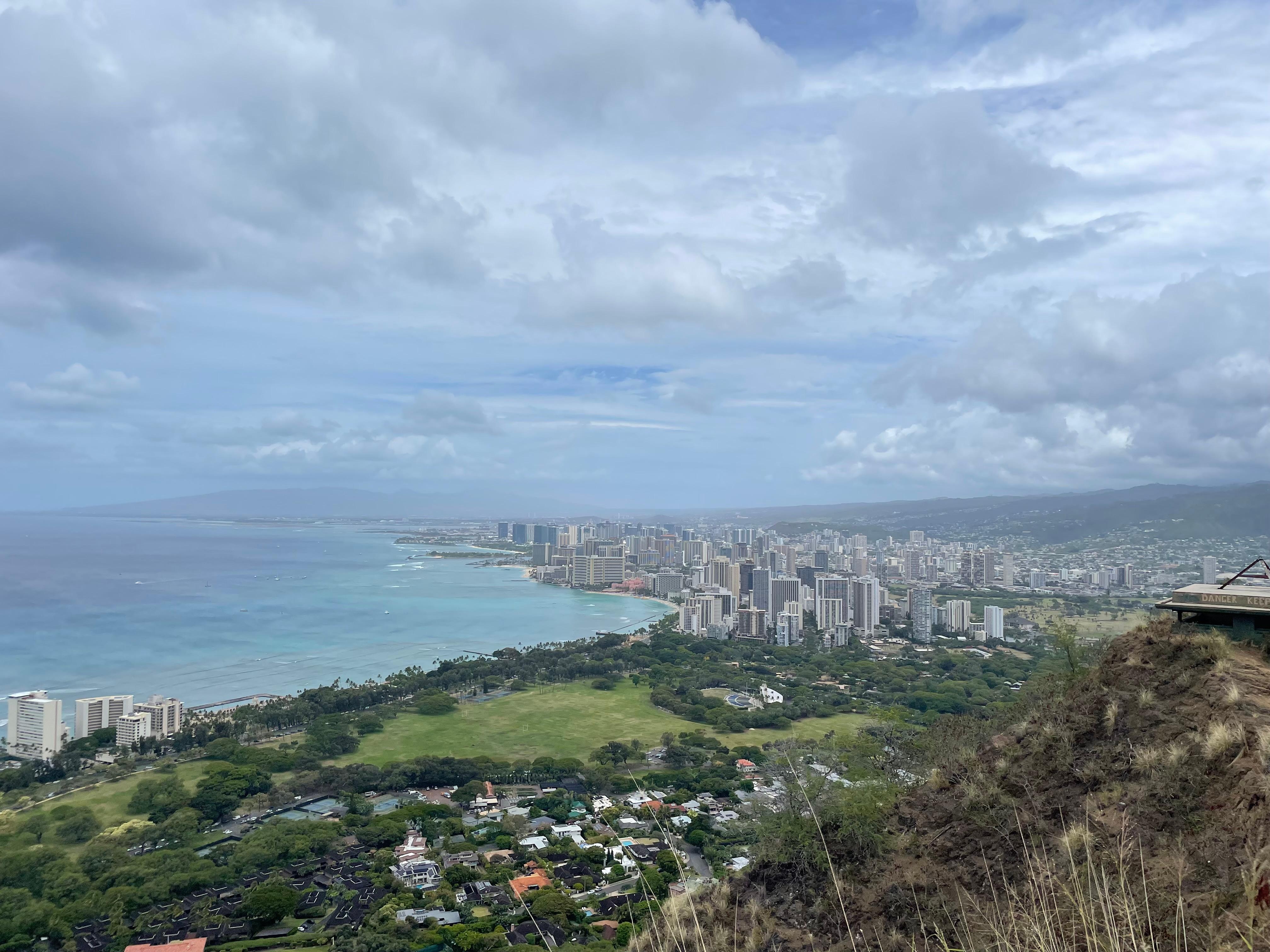 Hike at diamond head