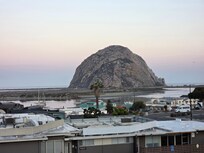 The morro rock view from our room 😍