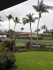 View from the back of the unit. Great grass area for kids.