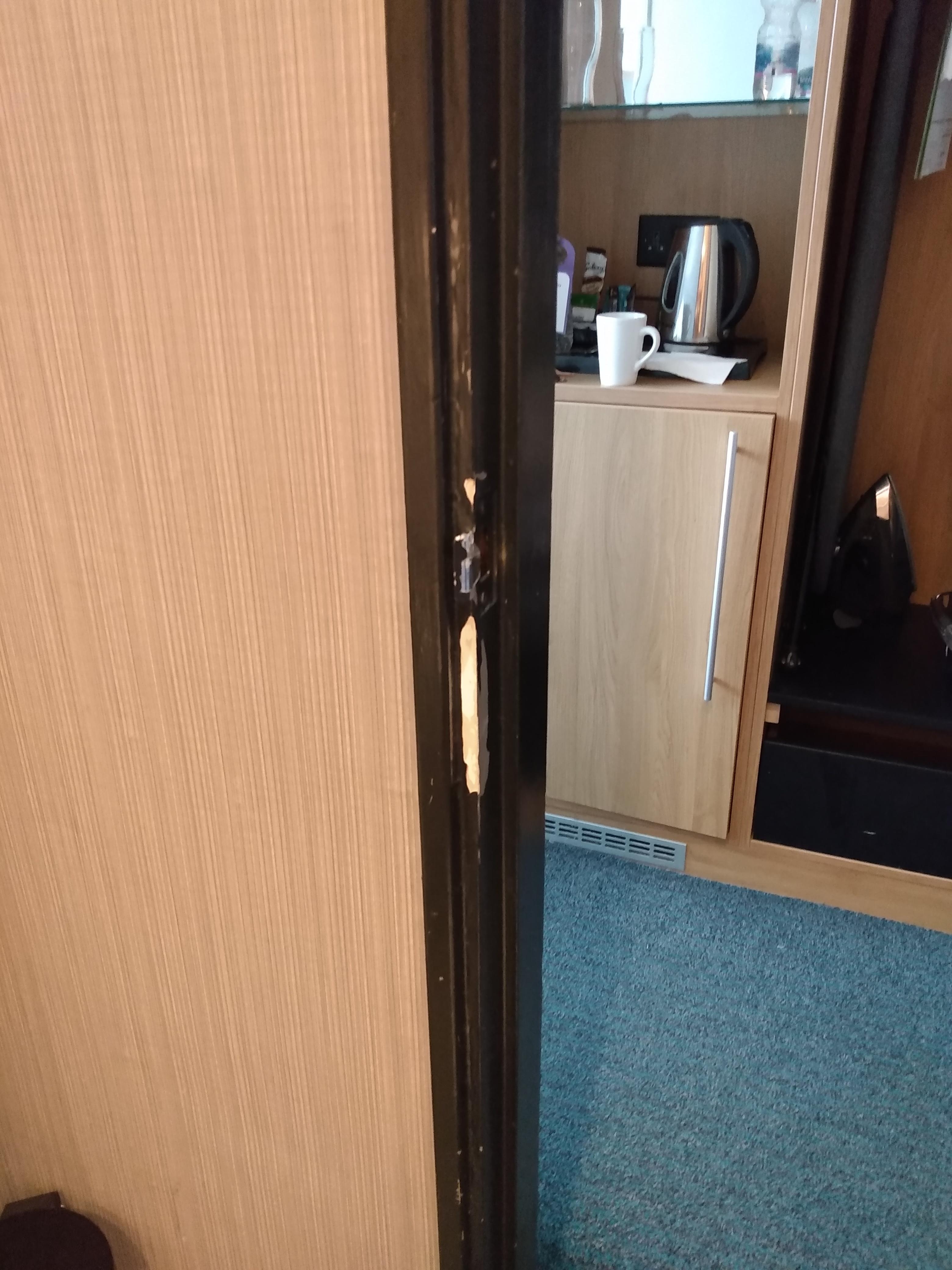 Damaged woodwork