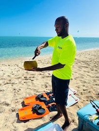 “B” serving you daily fresh coconuts for your needed electrolytes