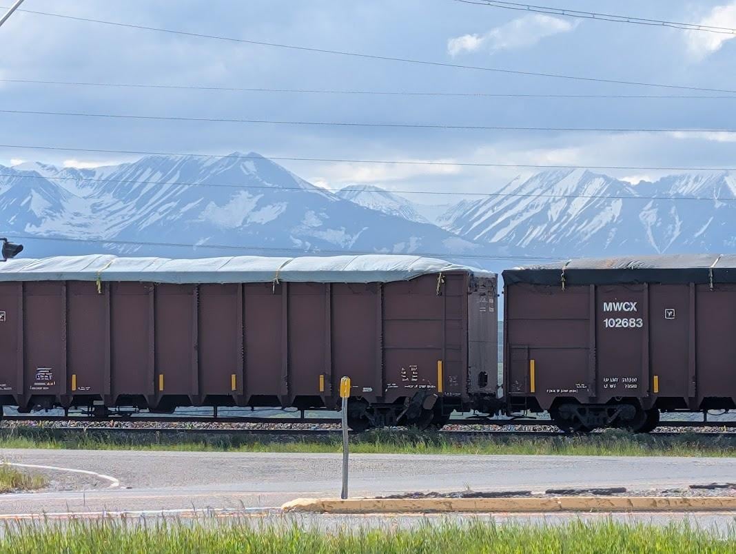 view of The Crazy Mountains range