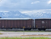 view of The Crazy Mountains range