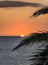 a sunset