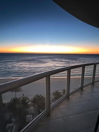 Sunrise from balcony